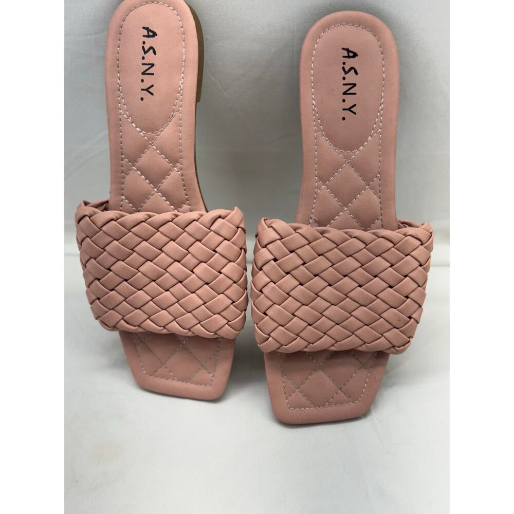 comfortable A.S.N.Y Pink slip on sandle 9